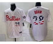 Men's Philadelphia Phillies #28 Alec Bohm White USA 250 Fourth of July Home Stitched Baseball Jersey Men's Philadelphia Phillies #28 Alec Bohm White USA 250 Fourth of July Home Stitched Baseball Jersey