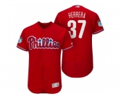 Men's Philadelphia Phillies #37 Odubel Herrera 2017 Spring Training Flex Base Authentic Collection Stitched Baseball Jersey
