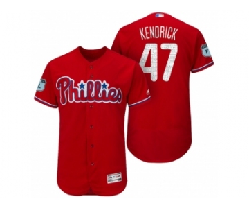 Men's Philadelphia Phillies #47 Howie Kendrick 2017 Spring Training Flex Base Authentic Collection Stitched Baseball Jersey