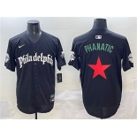 Men's Philadelphia Phillies Black Gothic Phanatic Vapor Limited Stitched Jersey