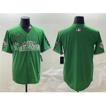 Men's Philadelphia Phillies Blank Green Phanatic Limited Stitched Jersey