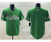 Men's Philadelphia Phillies Blank Green Phanatic Limited Stitched Jersey