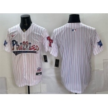 Men's Philadelphia Phillies Blank White 2026 All-Star & USA 250 Fourth of July Home Stitched Baseball Jersey Men's Philadelphia Phillies Blank White 2026 All-Star & USA 250 Fourth of July Home Stitched Baseball Jersey