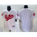 Men's Philadelphia Phillies Blank White 2026 Field of Dreams Stadium Stitched Baseball Jersey Men's Philadelphia Phillies Blank White 2026 Field of Dreams Stadium Stitched Baseball Jersey