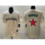 Men's Philadelphia Phillies Cream Phanatic Gothic Vapor Limited Stitched Jersey