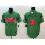 Men's Philadelphia Phillies Green Phanatic Limited Stitched Jersey