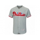 Men's Philadelphia Phillies Majestic Road Blank Gray Flex Base Authentic Collection Team Jersey Men's Philadelphia Phillies Majestic Road Blank Gray Flex Base Authentic Collection Team Jersey