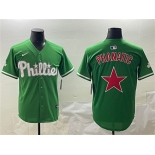 Men's Philadelphia Phillies Phanatic Green Limited Stitched Jersey