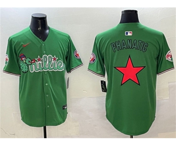 Men's Philadelphia Phillies Phanatic Green Limited Stitched Jerseys