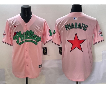 Men's Philadelphia Phillies Pink Phanatic Limited Stitched Jersey