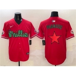 Men's Philadelphia Phillies Red Phanatic Limited Stitched Jersey