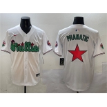 Men's Philadelphia Phillies White Phanatic Limited Stitched Jersey