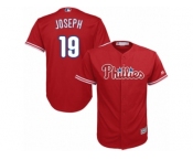 Philadelphia Phillies #19 Tommy Joseph Replica Red Alternate Cool Base MLB Jersey Philadelphia Phillies #19 Tommy Joseph Replica Red Alternate Cool Base MLB Jersey