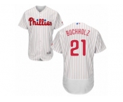 Philadelphia Phillies #21 Clay Buchholz White Flexbase Authentic Collection MLB Jersey Philadelphia Phillies #21 Clay Buchholz White Flexbase Authentic Collection MLB Jersey