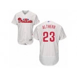 Philadelphia Phillies #23 Aaron Altherr White Flexbase Authentic Collection MLB Jersey Philadelphia Phillies #23 Aaron Altherr White Flexbase Authentic Collection MLB Jersey