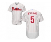 Philadelphia Phillies #5 Nick Williams White Flexbase Authentic Collection MLB Jersey Philadelphia Phillies #5 Nick Williams White Flexbase Authentic Collection MLB Jersey