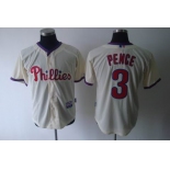 mlb jerseys philadelphia phillies #3 pence cream mlb jerseys philadelphia phillies #3 pence cream