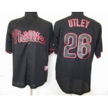 mlb jerseys philadephia phillies #26 utley black fashion mlb jerseys philadephia phillies #26 utley black fashion