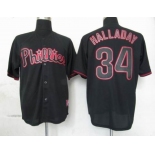 mlb jerseys philadephia phillies #34 halladay black fashion mlb jerseys philadephia phillies #34 halladay black fashion