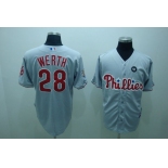 mlb philadelphia phillies #28 werth grey mlb philadelphia phillies #28 werth grey