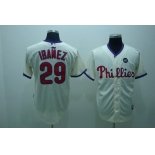 mlb philadelphia phillies #29 Ibanez 2008 world series cream mlb philadelphia phillies #29 Ibanez 2008 world series cream