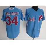 mlb philadelphia phillies #34 halladay blue mlb philadelphia phillies #34 halladay blue