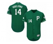 Men's Majestic Pittsburgh Pirates #14 Ryan Vogelsong Green Celtic Flexbase Authentic Collection MLB Jersey Men's Majestic Pittsburgh Pirates #14 Ryan Vogelsong Green Celtic Flexbase Authentic Collection MLB Jersey