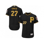 Men's Majestic Pittsburgh Pirates #27 Kent Tekulve Black Flexbase Authentic Collection MLB Jersey Men's Majestic Pittsburgh Pirates #27 Kent Tekulve Black Flexbase Authentic Collection MLB Jersey