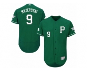 Men's Majestic Pittsburgh Pirates #9 Bill Mazeroski Green Celtic Flexbase Authentic Collection MLB Jersey Men's Majestic Pittsburgh Pirates #9 Bill Mazeroski Green Celtic Flexbase Authentic Collection MLB Jersey