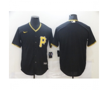 Men's Nike Pittsburgh Pirates Blank Black Jersey