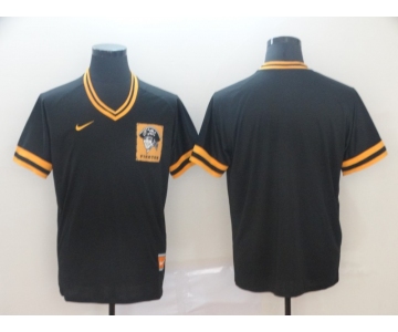Men's Nike Pittsburgh Pirates Blank Black M&N MLB Jersey