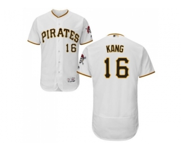 Pittsburgh Pirates #16 Jung-ho Kang White Flexbase Authentic Collection Stitched MLB Jersey