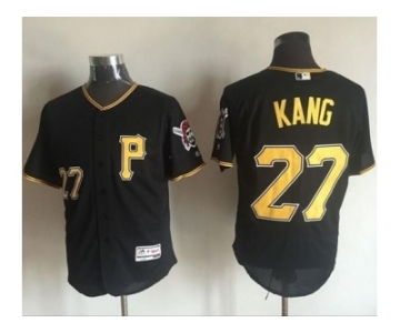 Pittsburgh Pirates #27 Jung-ho Kang Black Flexbase Authentic Collection Stitched Baseball Jersey