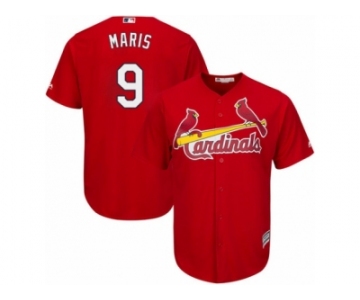 Men's Majestic St. Louis Cardinals #9 Roger Maris Replica Red Alternate Cool Base MLB Jersey
