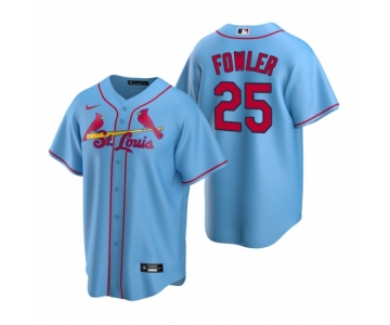 Men's Nike St. Louis Cardinals #25 Dexter Fowler Light Blue Alternate Stitched Baseball Jersey