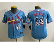 Men's St. Louis Cardinals #18 Jordan Walker Blue USA 250 Fourth of July Stitched Baseball Jersey Men's St. Louis Cardinals #18 Jordan Walker Blue USA 250 Fourth of July Stitched Baseball Jersey