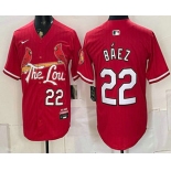 Men's St Louis Cardinals #22 Joshua Baez Red Limited Jersey Men's St Louis Cardinals #22 Joshua Baez Red Limited Jersey