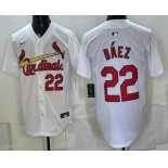 Men's St Louis Cardinals #22 Joshua Baez White Cool Base Stitched Jersey Men's St Louis Cardinals #22 Joshua Baez White Cool Base Stitched Jersey