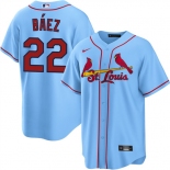 Men's St. Louis Cardinals #22 Joshua Báez Blue Cool Base Stitched Baseball Jersey Men's St. Louis Cardinals #22 Joshua Báez Blue Cool Base Stitched Baseball Jersey