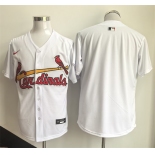 Men's St. Louis Cardinals Blank White Home Limited Stitched Baseball Jersey Men's St. Louis Cardinals Blank White Home Limited Stitched Baseball Jersey