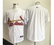 Men's St. Louis Cardinals Blank White Home Limited Stitched Baseball Jersey Men's St. Louis Cardinals Blank White Home Limited Stitched Baseball Jersey