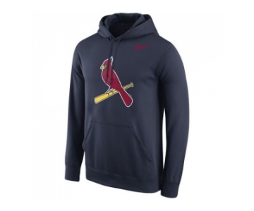 St.Louis Cardinals Nike Logo Performance Pullover Navy MLB Hoodie