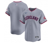 Men's Cleveland Guardians Blank Gray 2025 Alternate Limited Stitched Baseball Jersey