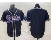 Men's Colorado Rockies Blank Black With Patch Cool Base Stitched Baseball Jersey