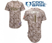 Men's Majestic San Diego Padres #1 Ozzie Smith Replica Camo Alternate 2 Cool Base MLB Jersey Men's Majestic San Diego Padres #1 Ozzie Smith Replica Camo Alternate 2 Cool Base MLB Jersey