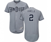 Men's Majestic San Diego Padres #2 Jose Pirela Authentic Grey Road Cool Base MLB Jersey Men's Majestic San Diego Padres #2 Jose Pirela Authentic Grey Road Cool Base MLB Jersey