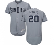 Men's Majestic San Diego Padres #20 Carlos Asuaje Authentic Grey Road Cool Base MLB Jersey Men's Majestic San Diego Padres #20 Carlos Asuaje Authentic Grey Road Cool Base MLB Jersey