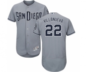 Men's Majestic San Diego Padres #22 Christian Villanueva Authentic Grey Road Cool Base MLB Jersey Men's Majestic San Diego Padres #22 Christian Villanueva Authentic Grey Road Cool Base MLB Jersey