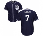 Men's Majestic San Diego Padres #7 Manuel Margot Replica Navy Blue Alternate 1 Cool Base MLB Jersey Men's Majestic San Diego Padres #7 Manuel Margot Replica Navy Blue Alternate 1 Cool Base MLB Jersey