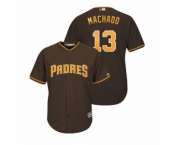 Men's Padres #13 Manny Machado Majestic Official Cool Base Jersey Men's Padres #13 Manny Machado Majestic Official Cool Base Jersey